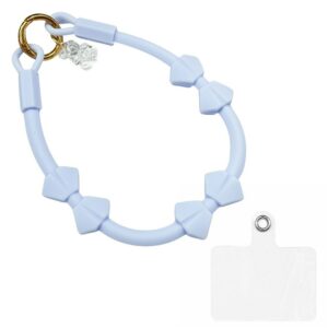 Kort telefoonkoordje | 22 cm | strikjes