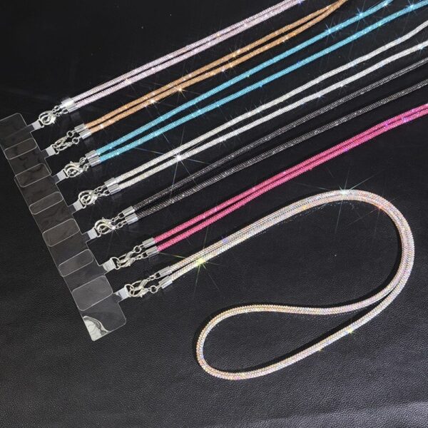 glitter phone strap 68 cm