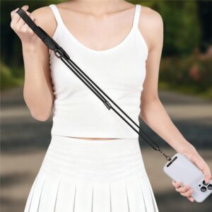 Breed verstelbaar telefoonkoord 2-in-1 | 90-120 cm