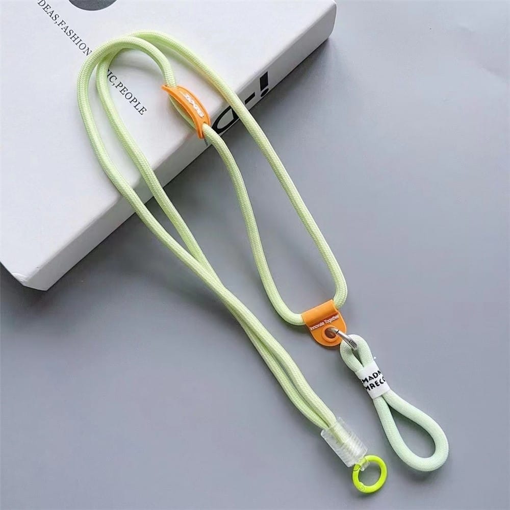 nylon telefoonkoord lichtgroen