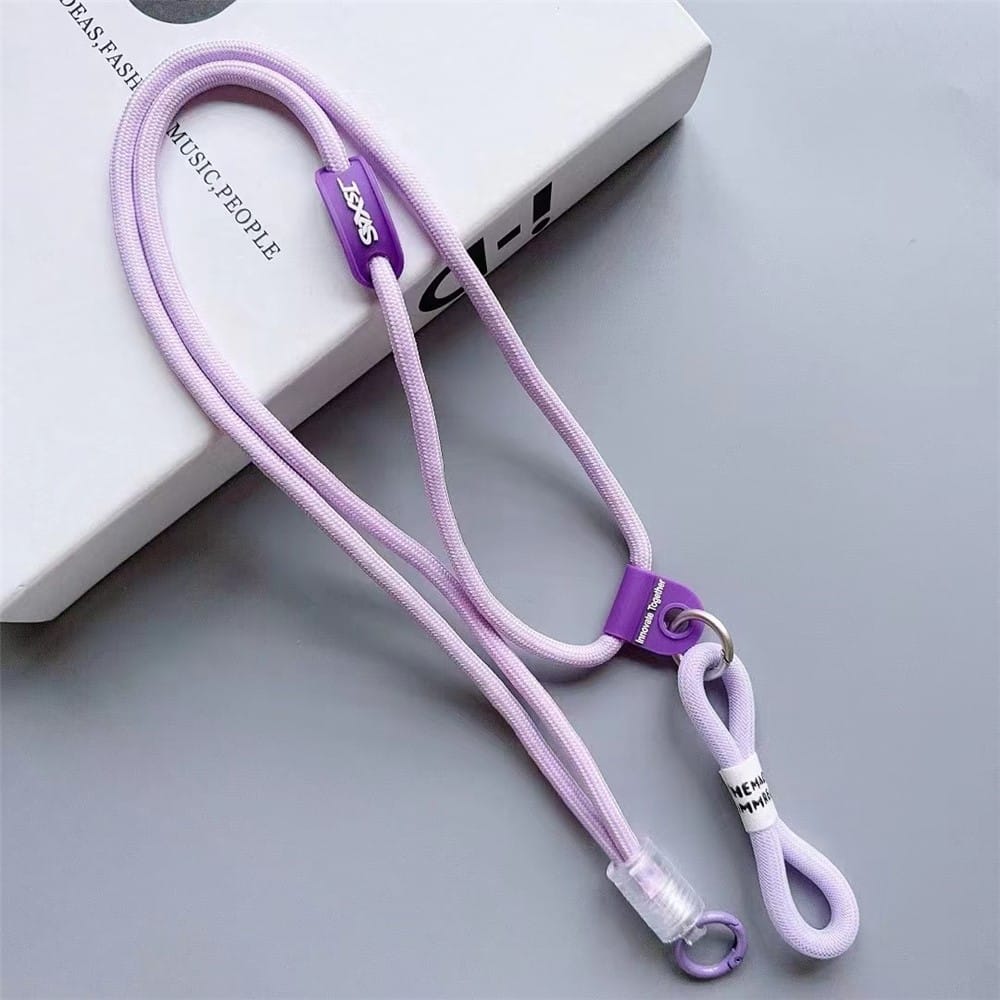 nylon telefoonkoord lila