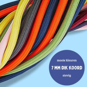 7mm dik polskoord | 25 cm